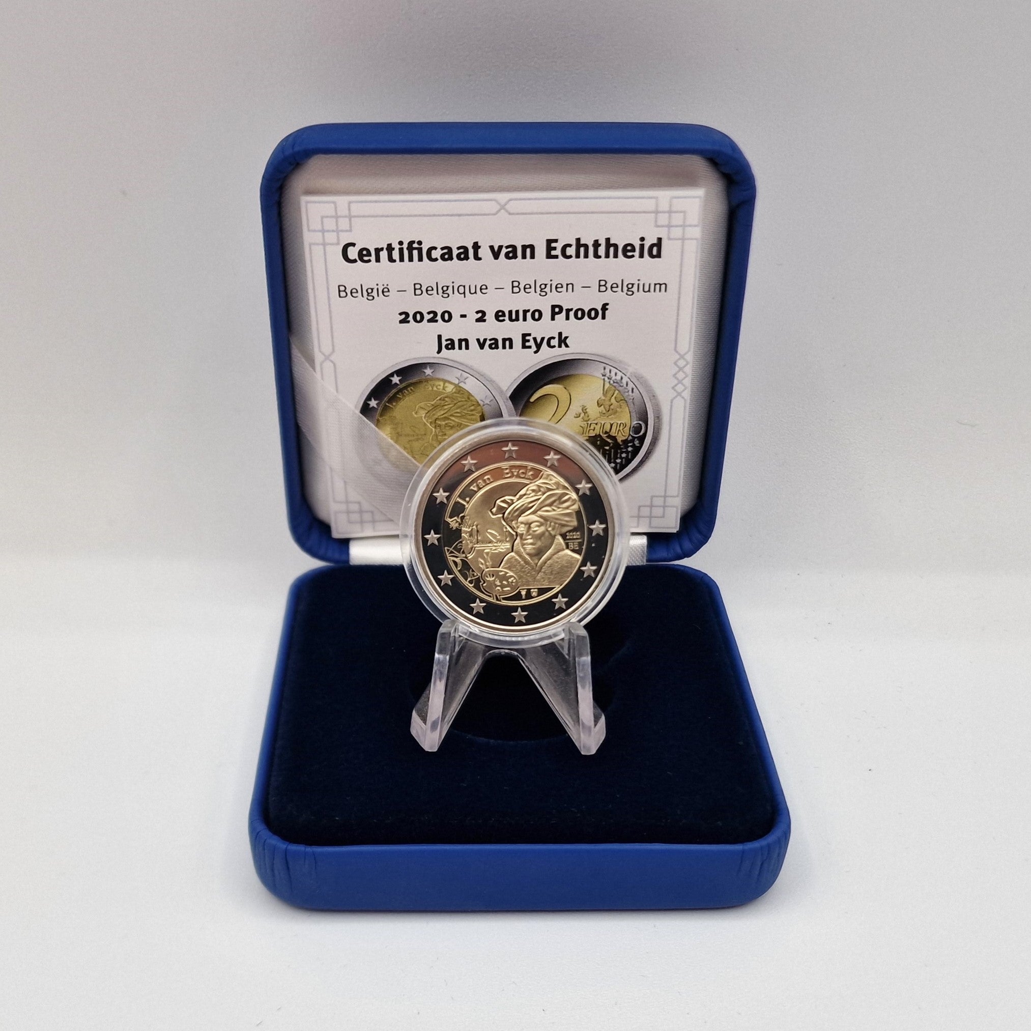 2020 Jan van Eyck Year - 2€ Bélgica Proof